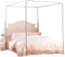 ZJFJMBD Vier Eckbett Moskitonetzhalter Himmelbett, Bettüberdachung Rahmen Für Twin/Full/Queen/King Size - Bettüberdachung Baldachin Gestell