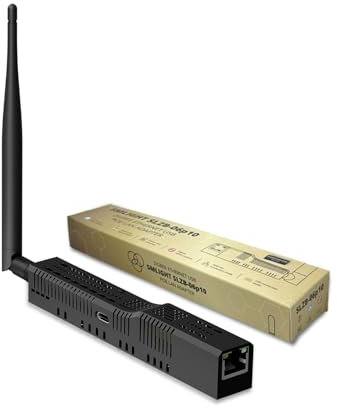 SMLIGHT SLZB-06P10 - Zigbee 3.0 to Ethernet,USB,and WiFi Gateway Coordinator with PoE,Universal Zigbee USB Gateway for Home Assistant/ Zigbee2MQTT/ZHA,Wireless Zigbee 3.0 USB Adapter