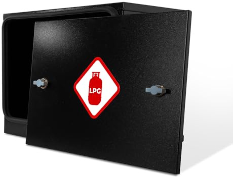 Double 904/907 Steel Gas Locker for Campervan, RV, Motorhome, Boat