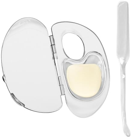 Acrylic Makeup Palette with Stick, Liquid Foundation Test Tray - Acrylic Cosmetic Tray, Portable Mixing Palette for , for Lipsticks, Blush, Refl