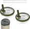Stanley Cup Lid Replacement - 4 PCS Leak Proof Lid for 40 Oz Tumbler, Reusable Cover (Dark Green)