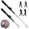 KBIBCK Golf Swing Training Aid, Retractable Golf Swing Training Aid, Telescopic Golf Swing Trainer for Indoor Practice, Golf Swing Practice Stick- Strength & Tempo Training for Chipping Hitting
