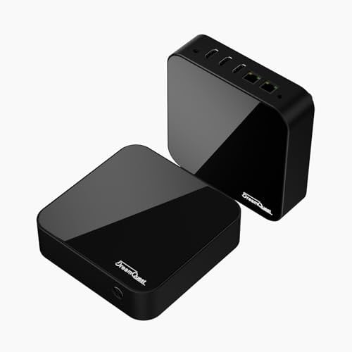 DreamQuest Mini PC with OS W 11 Pro Intel N150 Processor (up to 3.6GHz) 32GB DDR4 1TB M.2 SSD (Max 4TB) Micro Desktop Computer, HDMI/WiFi 5/BT5/LAN/USB3.2/Type-C Port(Max 10Gbps) for Business