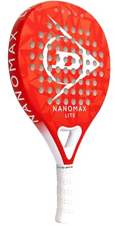 DUNLOP Padelschläger Nanomax Lite, Orange, White, Orange, White