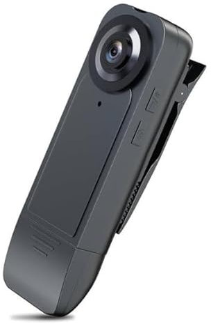 Bodycam 1080P Mini fotocamera corpo con scheda di memoria da 64 GB, videocamera portatile della polizia, registrazione audio video con visione notturna bodycam fotocamera corpo per moto, ciclismo