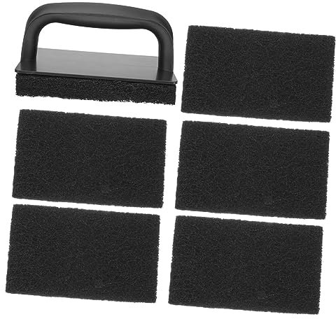 HYTROVE Cepillo para Parrilla de Barbacoa Kit de Limpieza Multifuncional Esponja de Cocina Herramienta de Limpieza para Parrilla Ligero y