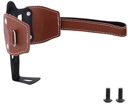 Uqezagpa Porte-bouteilles de vélo en cuir rétro pour vélo