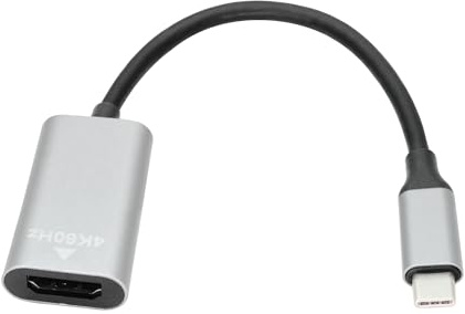 USB C to HDMI Adapter 3.9in Cable, 4K 60Hz Type C Male to HDMI Female Converter Adapter, Support USB C Port DP Alt Mode Output, for Mobile Phones, Tablets, Laptops
