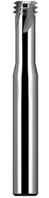 1pcs HRC 60 Degree Carbide Thread Milling M1 M1.2 M1.4 M1.6 M2 M2.5 M3-M24 Solid Carbide Thread Milling Cutter(M24 x3,Three Teeth)