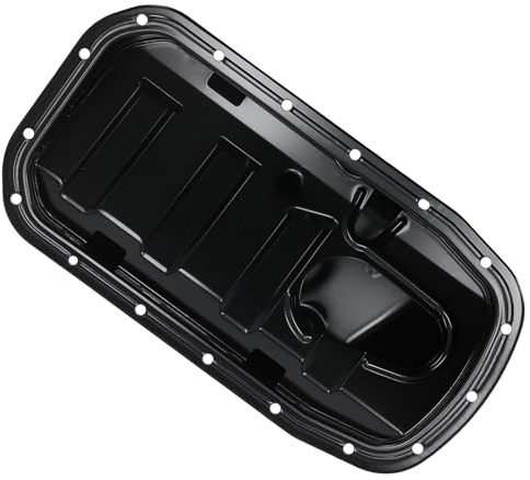 maXpeedingrods 7700100375, 7700100476, 7700856813 Stahl Ölwanne Motorölwanne für Renault Clio Twingo Thalia Kangoo Modus 7700864956, 8200702781, TR8200702781 (Schwarz)