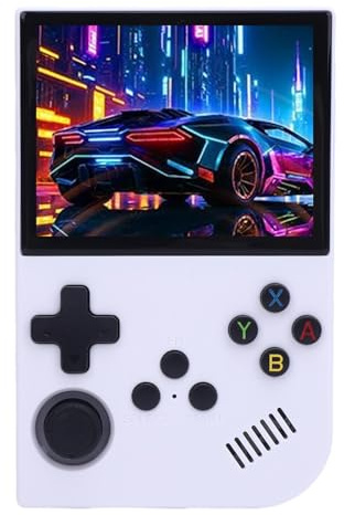 Yosoo Health Gear Console de Jeu Portable Rétro, Console de Jeu Portable avec Système Open Source, écran 3,5 Pouces 640 X 480, Puce RK3326, Batterie 3500 MAh pour Les Joueurs de Voyage et Rétro (64G)