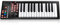 iKeyboard 3X - Teclado MIDI de tamaño completo de 25 teclas, teclas de piano semipesadas con controlador DAW de un solo canal