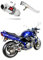 DOMINATOR Pot d'échappement Silencieux GP1 compatible avec GSF BANDIT 600 2000-2004