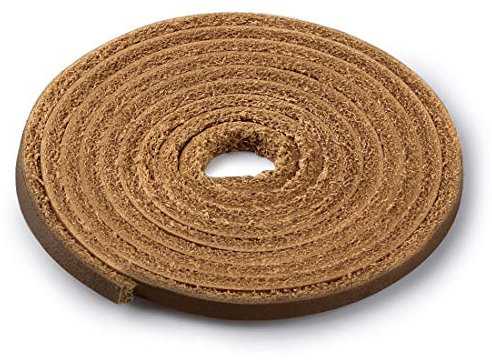 sourcing map 1 Par De Cordones De Bota De Cuero Para Barco Zapatos Artes Artesanales 1/8 pulgada Juego De Cordones Cuadrados Para Zapatos - Marron Oscuro/80cm / 31.49