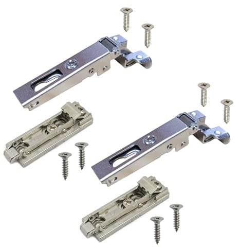 SALICE. Cerniera per Ante con Apertura 105°. Applicazioni Varie. (PROFILI METALLICI, Collo:0 Base H00 Vite Legno)