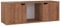 vidaXL TV Schrank Lowboard TV Möbel Tisch Board Sideboard Fernsehtisch Fernsehschrank HiFi-Schrank Braune Eiche 88,5x27,5x30,5cm Holzwerkstoff