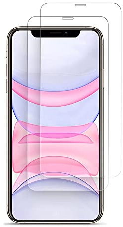 Cracksin [2 Stück] Panzer Schutz Glas kompatibel mit iPhone 11 Pro [5.8 Zoll] Verbundglas Schutzglas Echt Hart Tempered Glass Kristallklar Anti-Kratzen