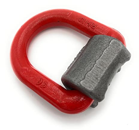 Anschlagpunkt schweißbar | WLL: 1,12 t | 4 Stück Anschlagglieder DIN EN 1677-1 Güteklasse 8 (1120kg, 4 Stück)