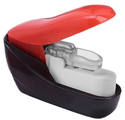 Klammerloser Hefter, Mini Cute Book Manual Hefter Maschine für Broschüren, Zeitungen, Prospekte