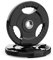 PhysKcal 2.5kg x2, 1-Inch Olympic Weight Plates with Rubber Finish, Black Barbell Plates Discs for Lifting and Strength Training, Solid Cast Iron Core Weights Set for Barbell