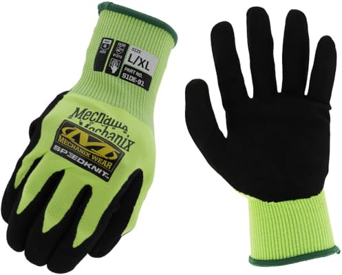 Mechanix Wear Speedknit Utility Glove Saturn Yellow Size L