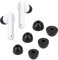 kwmobile 6X Ersatz In Ear Kopfhörer kompatibel mit Huawei Freebuds 4i - 3 Größen - Polster Ohrstöpsel In-Ear Ohrhörer - Schwarz