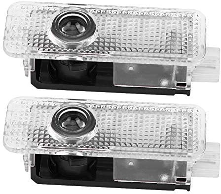 Tbest 2Pcs Car Door Logo Light Projector, 12V Led Projection Courtesy Puddle Light For Xe/Type f type door light lights projector puddle