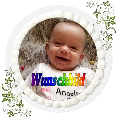 Fondant Tortenaufleger Tortenbild Wunschaufleger Wunschbild Wunschfoto personalisiert mit ihrem Foto zum selber gestalten!