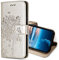 KANVOOS Cover per Huawei P40 Lite, Custodia a Libro in Pelle PU con Silicone TPU, Antiurto Flip Portafoglio per Huawei P40 Lite (Oro)