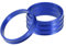 A ABSOPRO Bagues De Centrage De Moyeu De Voiture Od 73,1 mm Vers Id 66,1 mm Bagues De Centrage De Moyeu En Alliage D'Aluminium Bleu (Lot De 4)