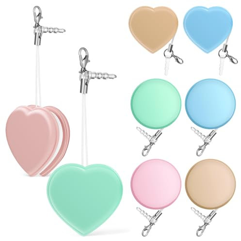 Toddmomy 8pcs Macaron Phone Screen Cleaner Macaron Shape Smartphone Cleaning Wipes Key Chain Glasses Cleaner for TV Monitors Glass Lens