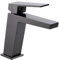IMEX - Grifo de lavabo monomando de baño para agua fría/caliente serie ART Black Gun Metal - BDAR025-1BGM