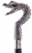 Spazierstock Antik Gehstock Drachenkopf Flanierstock Drache 100cm lup140 Palazzo Exklusiv