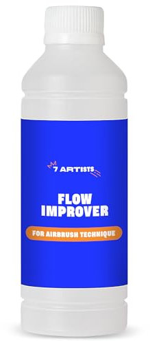 7 Artists Airbrush Flow Improver 250 ml Diluente Acrilico Aerografo | Dissolver per Aerografo | Diluente Colore Aerografo