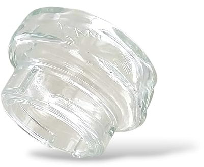 DEKAROX Lampenglas 51mmØ für Whirlpool Bauknecht Ignis 481245028007 für Indesit C00311267 Transparent Glas Kalotte für Glühlampe in Backofen Herd