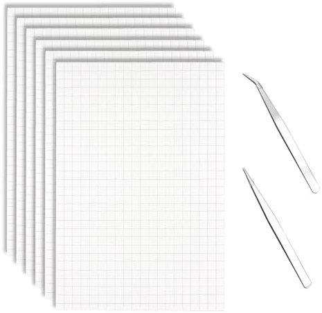 6 Hojas 3600 Piezas 3D de Doble cara Tiras Adhesivas, 5 x 5 x 3 mm, Puntos Adhesivos de Doble Cara, Puntos Adhesivos de Espuma, para Papel, Plástico, Metal, para Nail Art Poster Crafting