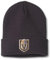 AMERICAN NEEDLE NHL National Hockey League Team Terrain Knit Beanie Cap, Schwarz (Vegas Golden Knights), Einheitsgröße