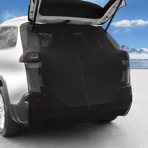 Frstem Heckklappe Moskitonetz für Autos,150x162cm Magnetisch Sonnenschutz Auto,Magnetisch Fliegengitter Mesh Moskitonetz für Camping