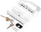 Manija de puerta corredera de aleación de zinc para balcón, cerradura reversible con llave para puerta corredera de patio