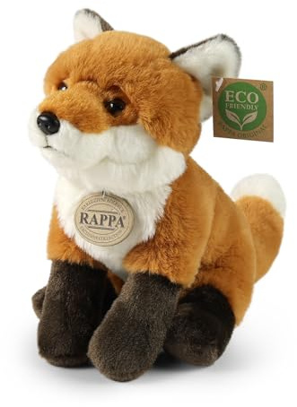 RAPPA Soft Collection Fuchs Kuscheltier ca. 23 cm – super weiches Plüschtier, naturgetreuer Stofffuchs, eco Friendly & nachhaltig