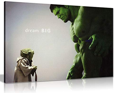 Panther Print Kunstdruck auf Leinwand, Motiv The Hulk Comic Book, 45,7 x 30,5 cm
