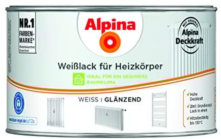Alpina Weißlack für Heizkörper 300ml glänzend