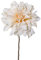 creativ home Kunstblume DAHLIE, 57 cm. Dahlientrieb mit Einer Blüte in Creme. 2017803-48