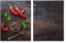 Zeller 26317 Herdabdeck-/Schneideplatten, Anthrazit / Bunt, chilli