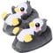 corimori Süße Plüsch Hausschuhe (10+ Designs) Pinguin Pablo Slipper Einheitsgröße 25-33,5 Unisex Pantoffeln Schwarz Weiß