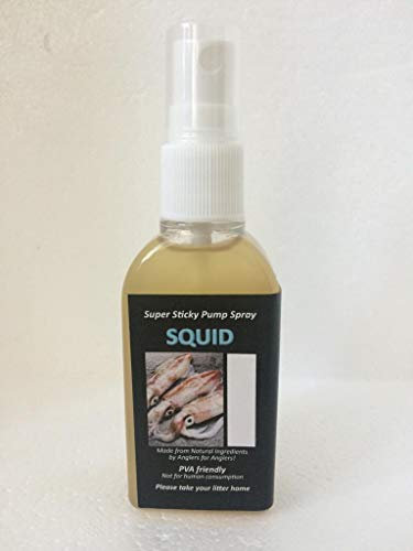 searigs - Sea Fishing BAIT OIL - Natural Liquid Attractor - Concentrated Sprays - (Squid)