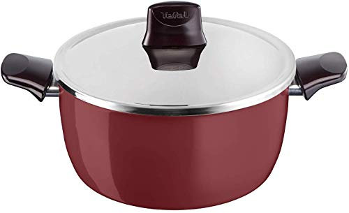 Tefal Pleasur Non-Stick Enamel Stewpan 30 cm +Lid