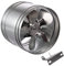 EUROPLAST Ø 250mm / 10 inch Metal Inline Duct Fan - Industrial Ducting Extractor - Axial Ventilator - Galvanized Steel