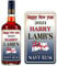 Personalised Lamb's Rum Bottle Label for Birthday Xmas Christmas Any Occasion