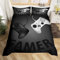 Loussiesd Spiele Bettwäsche 155x220cm für Jungen Kinder Karikatur Videospiel Gamepad Bettbezug Set Kinder Jugend Graffiti Stil Bettwäsche Set Neuheit Modern Gamer Betten Set 2Stücke Raumdekor